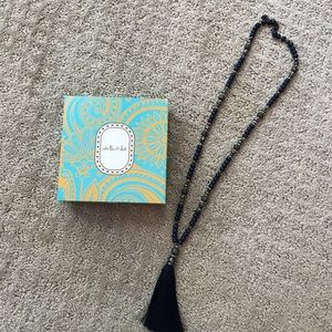 Stella & Dot Blue Beaded Necklace